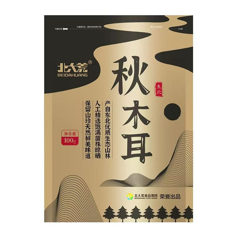 Northeast Dried Wood Ear Mushrooms 100g 1 pack