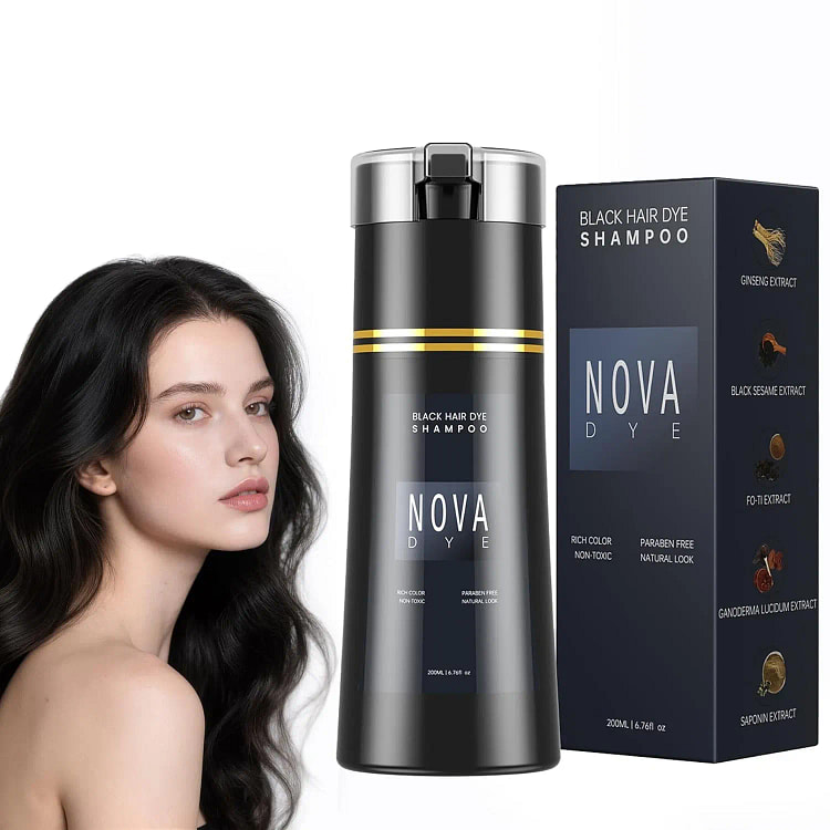 3in1 Hair Dye Shampoo Nova Hair Instant Color Dye 1 box