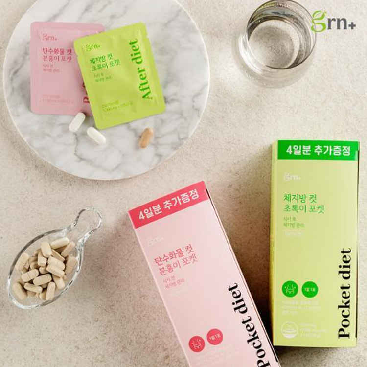 grn+粉绿CP身材管理片阻断片便携组合装