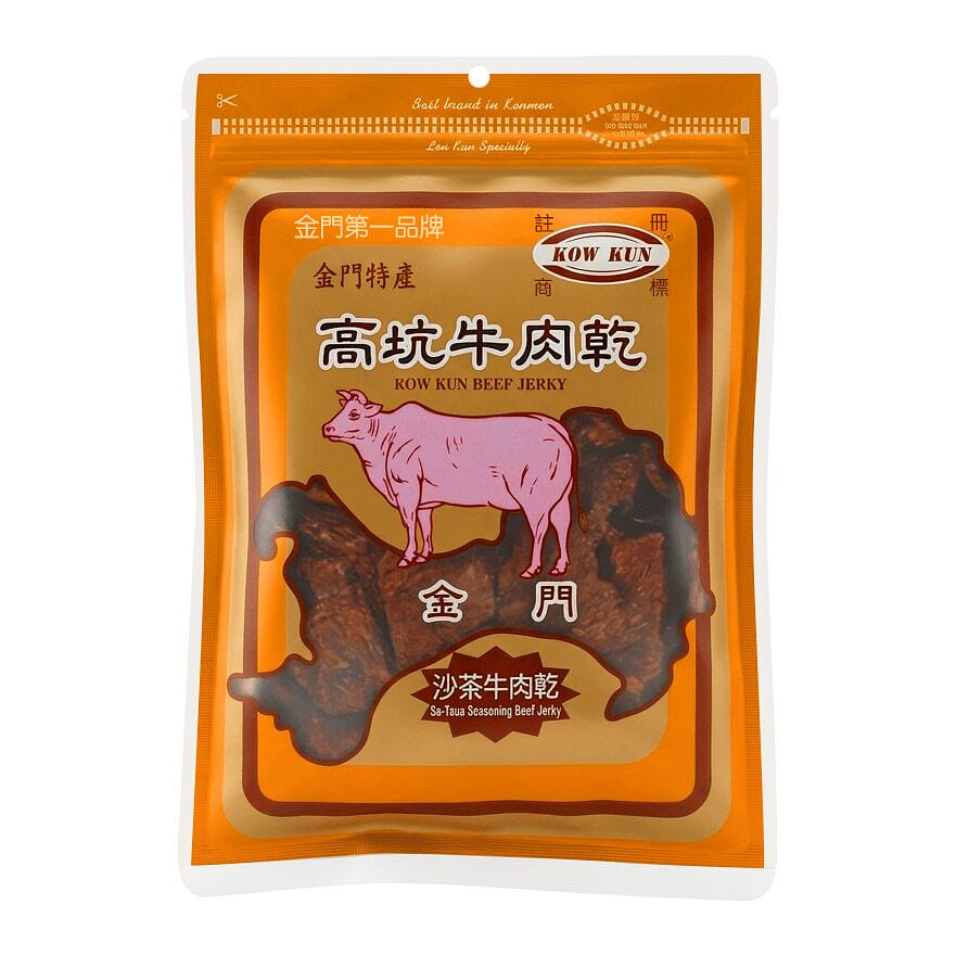 KOW KUN Beef Jerky Sa-Tsua Seasoning Flv 160g 1 each