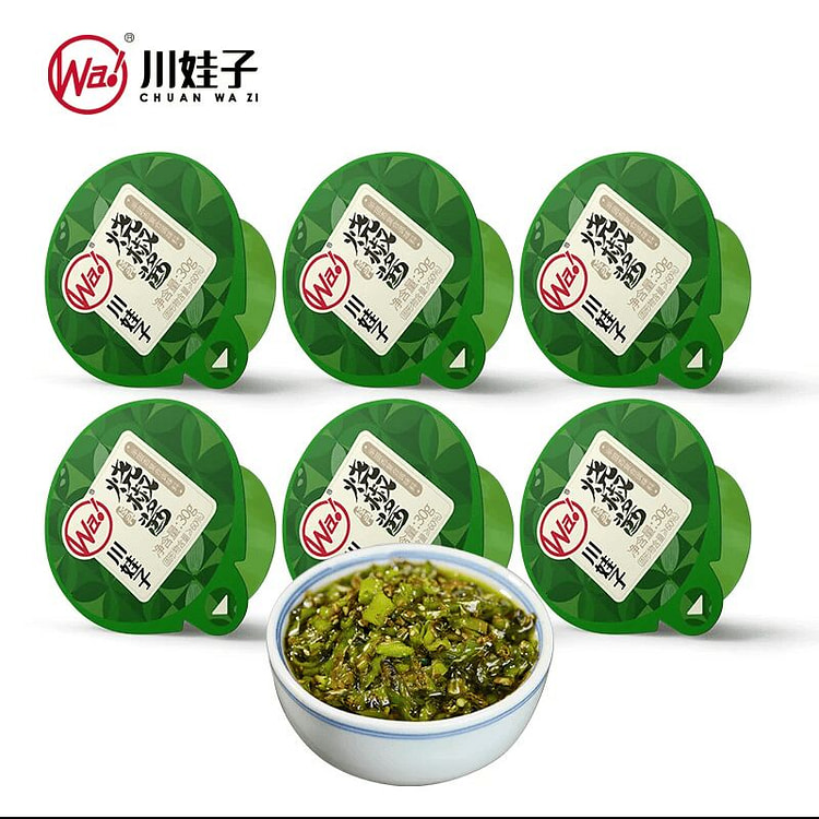 川娃子炭烤烧椒酱30g*6罐 180 克