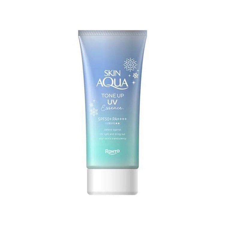 Rohto Skin Aqua Tone Up UV Essence Blue 80g 1 each