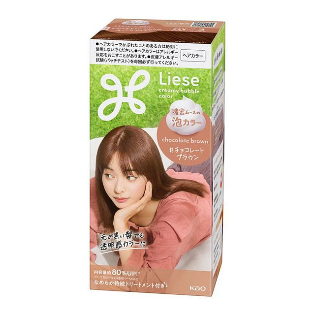 花王 Liese 泡沫染发剂 巧克力棕 115ml