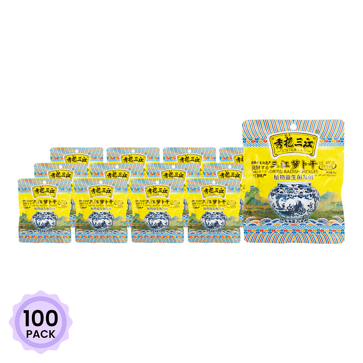 三江 萝卜干 80 克*100 包