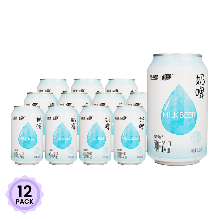 新希望 雪兰奶啤 300 毫升*12 包