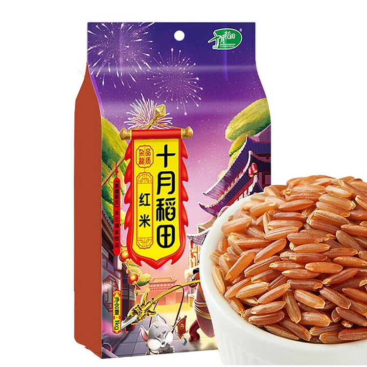 十月稻田 红米 五谷杂粮 粗粮 真空装 1000g