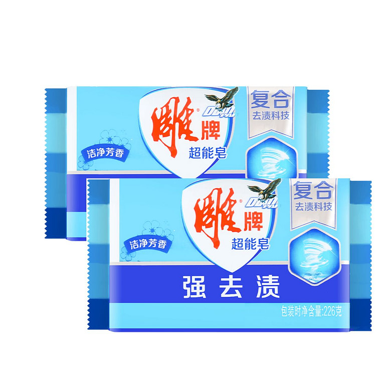 雕牌 超能洗衣皂 深层去渍洁净芳香衣物清洁226g