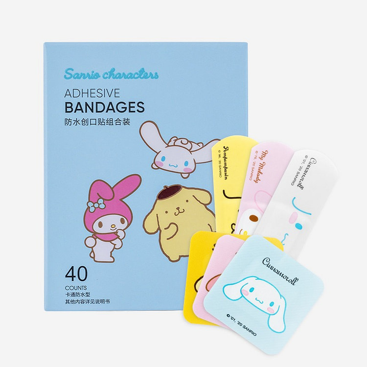 Classic Waterproof Band-Aid Combo 40 pieces 1 box