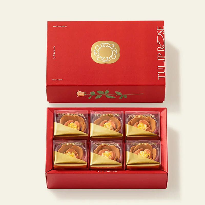 TOKYO Tulip Rose Apple Butter 6pcs 1 count