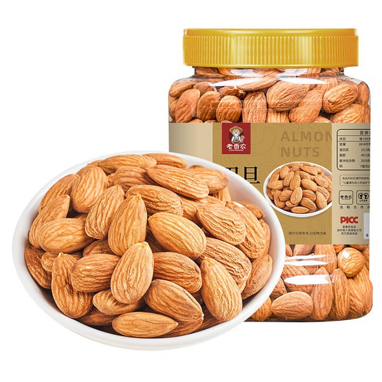 老香农原味巴旦木仁孕妇零食 500g*1罐 1 罐