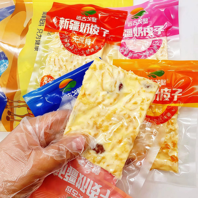 新疆奶皮子蔓越莓味500g无蔗糖奶制品零食奶盖 500 克