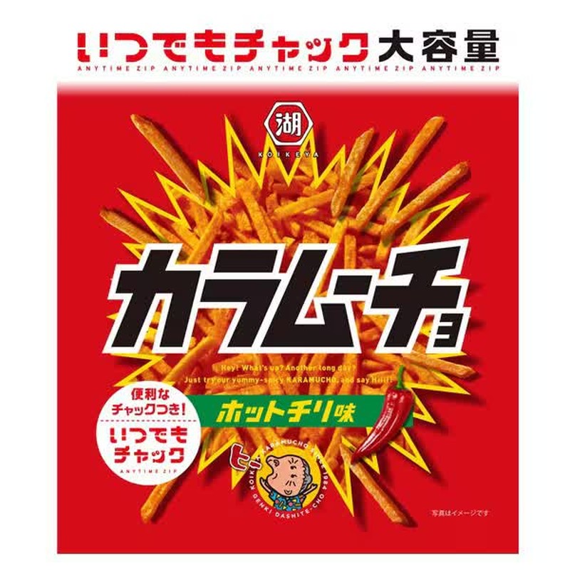 Koikeya Karamucho Hot Chili Zip Stick 140g 1 each