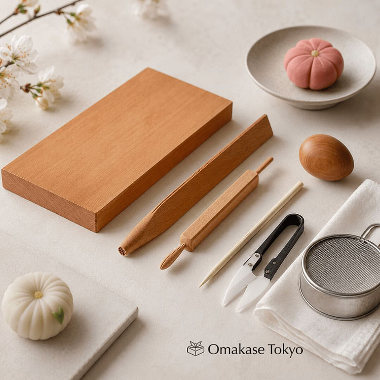 Kitashien 日本和菓子工具套装(含盒子) 1.1 磅