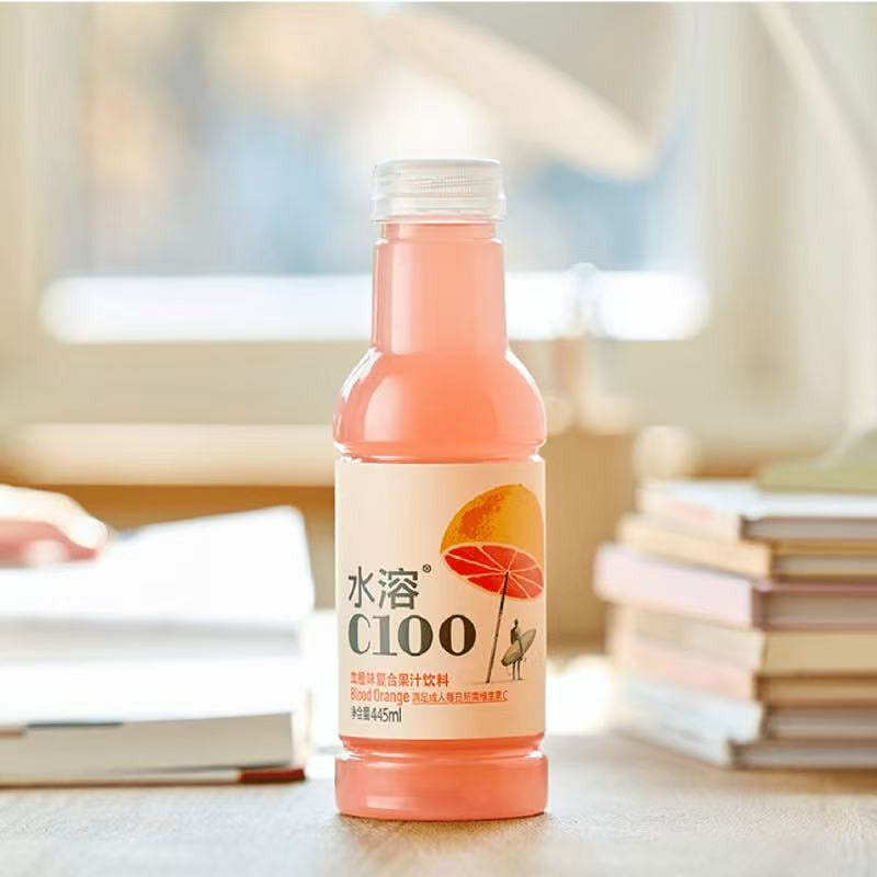 C100-Blood Orange Juice Drink 445 ml