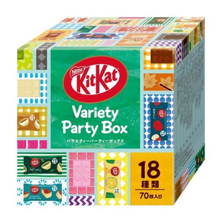 Get Kit Kat Variety Party Box 18 Flavors 70pc 70 count Delivered Weee