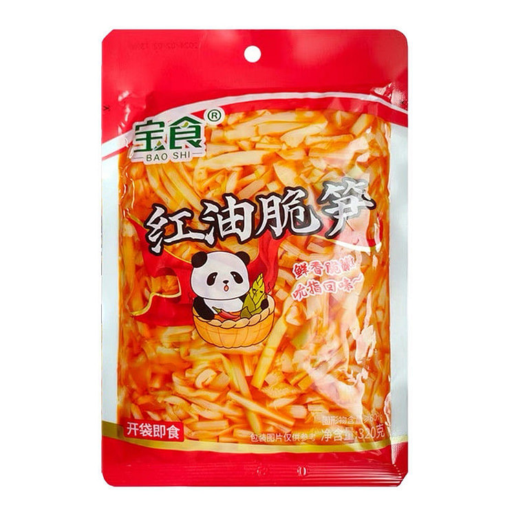 宝食红油脆笋咸菜320g*1袋 320 克
