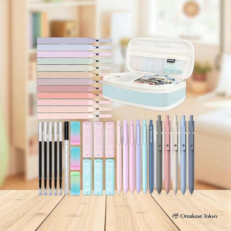 Four Candies Complete Stationery Set Blue 500 g