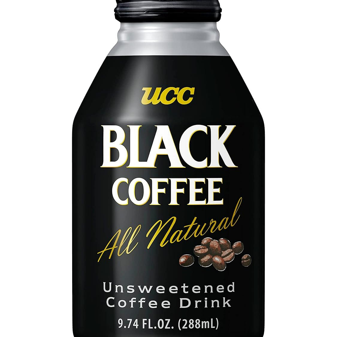 UCC Ready to Drink Black Coffee, 9.74 FL OZ /24 PK 9.74 fl.oz*24 cans