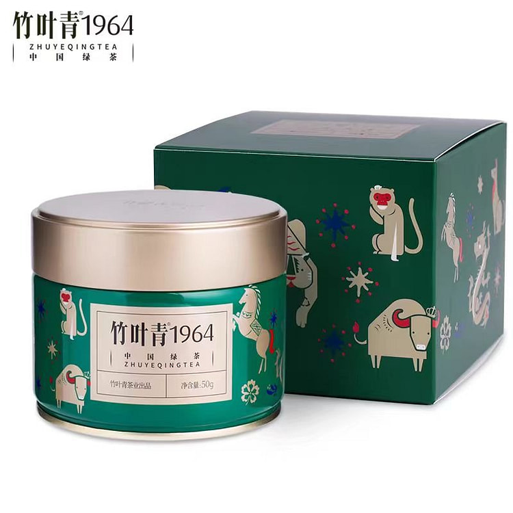 竹叶青1964特级绿茶茶叶 2025年新茶
