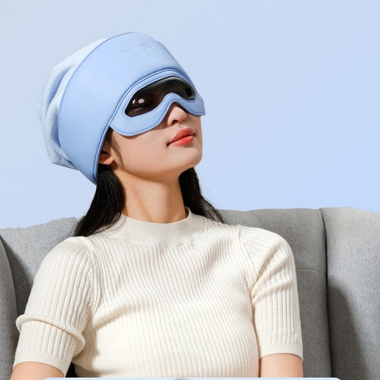 妙界 【头部直播达人推荐品牌 头眼一体按摩仪 蓝色 1 份