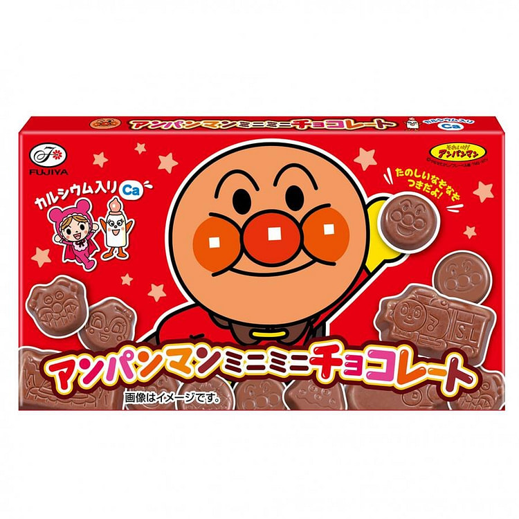 Fujiya Anpanman Mini Mini Chocolate, 15 Pieces