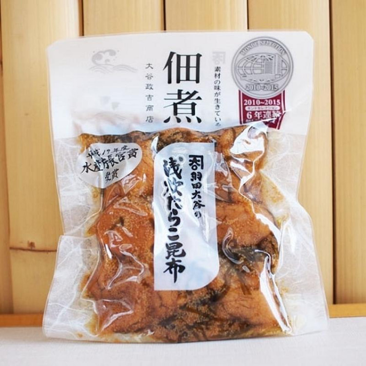 大谷政吉商店 羽田中谷浅煮鳕鱼子昆布 150g 1 盒