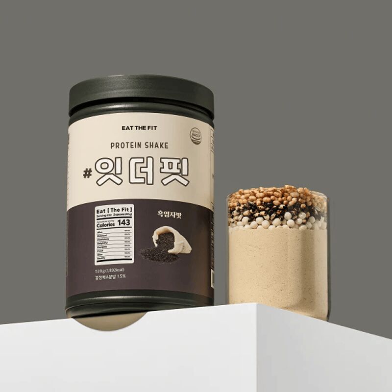 Eat the Fit 蛋白奶昔(大杯)黑芝麻味 520 克