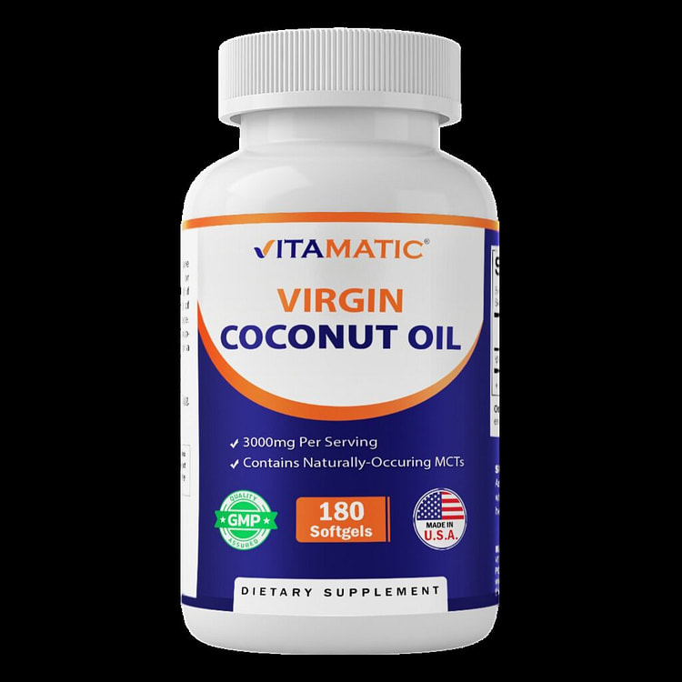 Virgin Coconut Oil 3000 mg | 180 Softgels