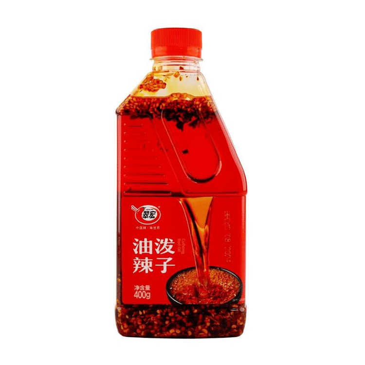 翠宏油泼辣子红油辣椒油 凉拌菜饺子调味 400克 400 克