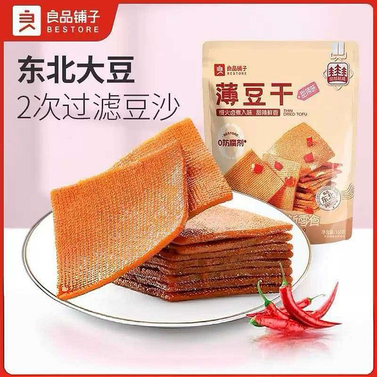 Bestore Thin Tofu 160g Sweet & Spicy 160 g