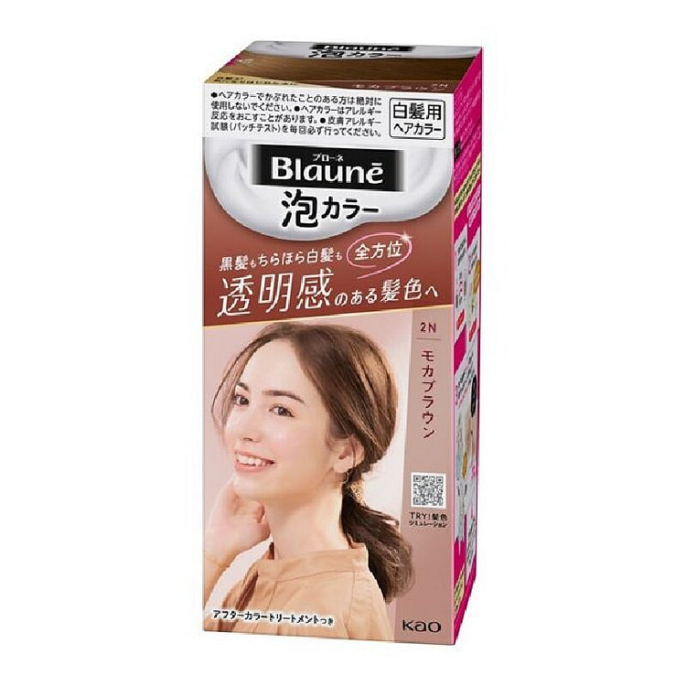 KAO Bubble Hair Color Cream 108g Mocha Brown 2N