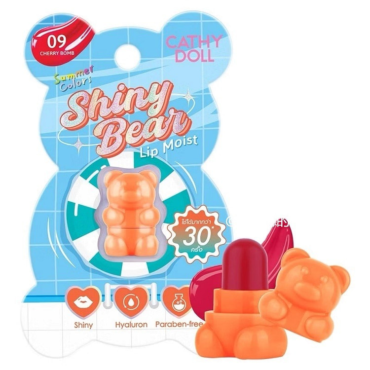 Cute Bear Lip Balm Lipstick -09 Cherry Bomb 1Pc 1.1 g
