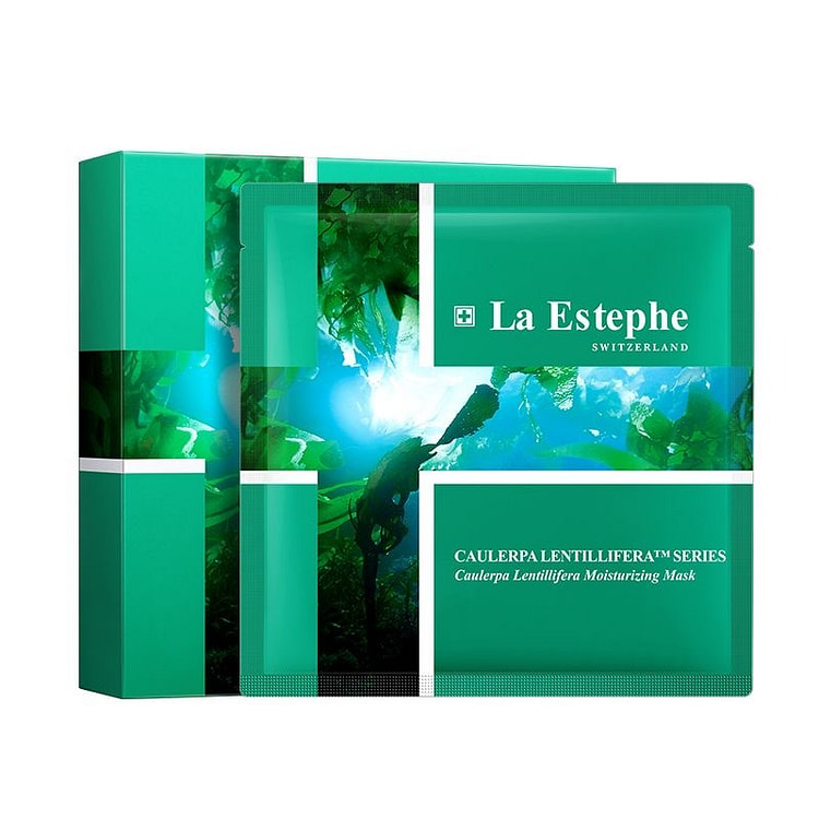 瑞士原装进口La Estephe绿鱼子补水面膜6片