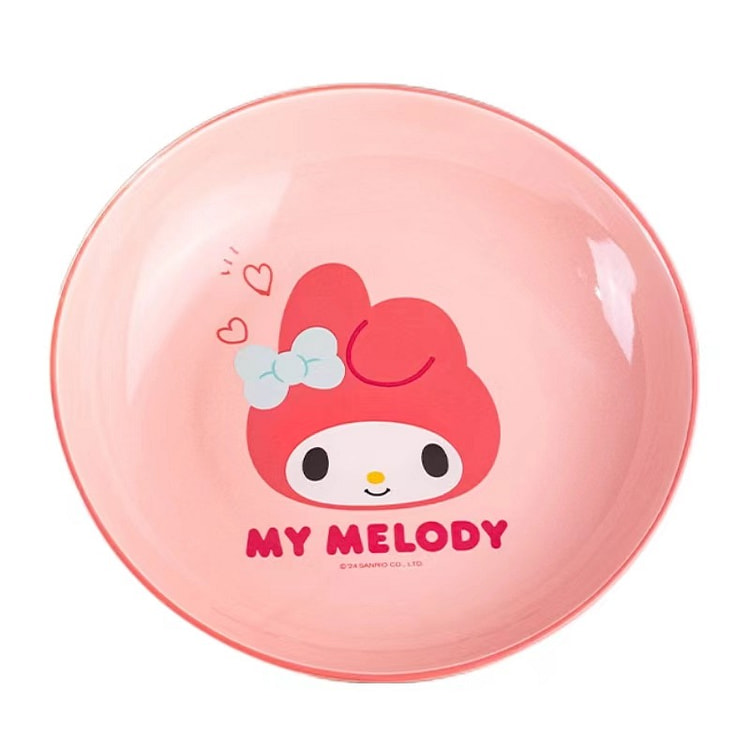 Gudges solid color ceramic plate meal Sanrio ancient day plate - My Melody 