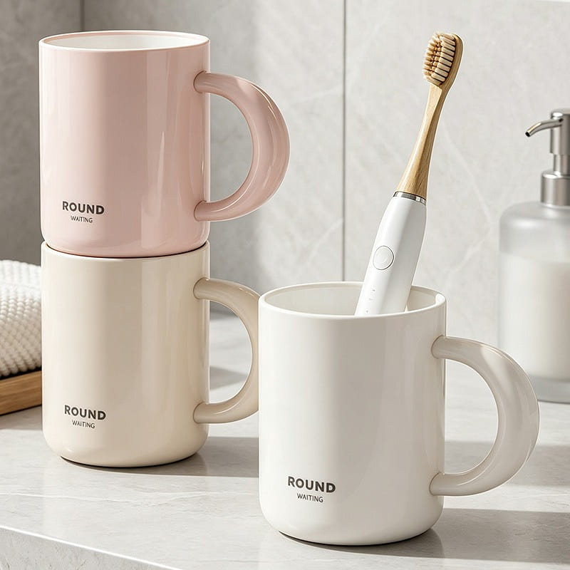 Thickened household toothbrush cup 2 each