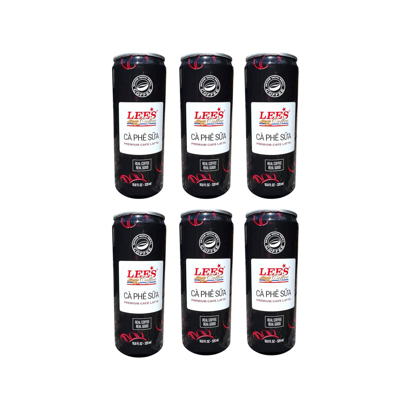 Lees’s Coffee Ca Phe Sua Premium Cafe Latte 1 pack*6 cans