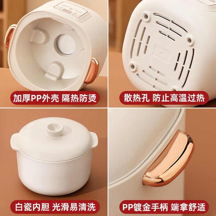 Mini Stew Ceramic Pot 1.0L Pink - Weee!