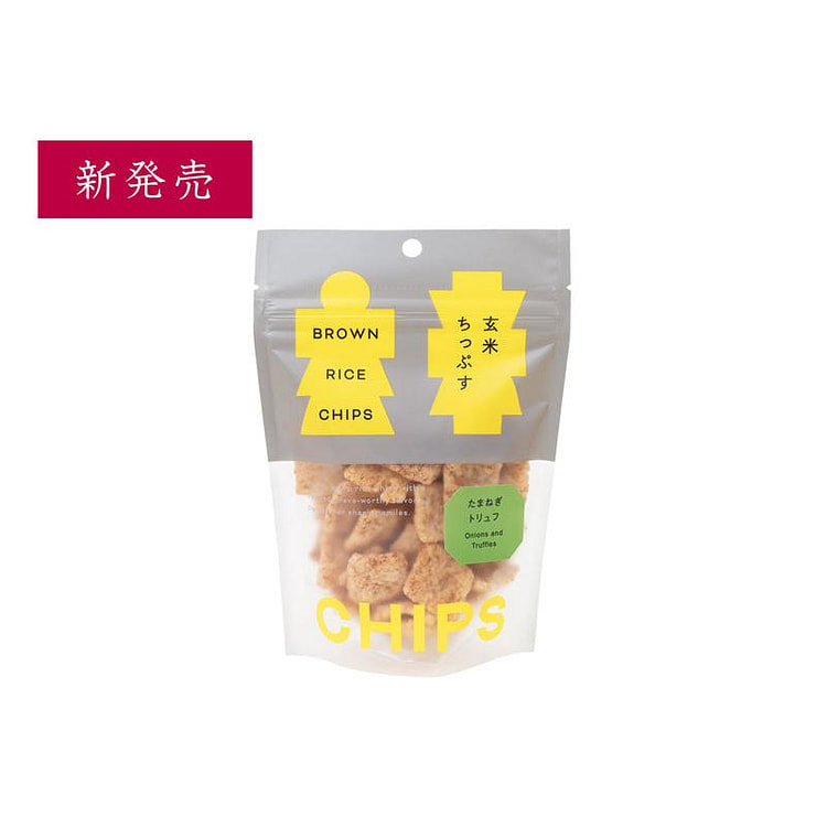 Chuoken Brown Rice Flakes Onion Truffle Flavor 40g 1 each