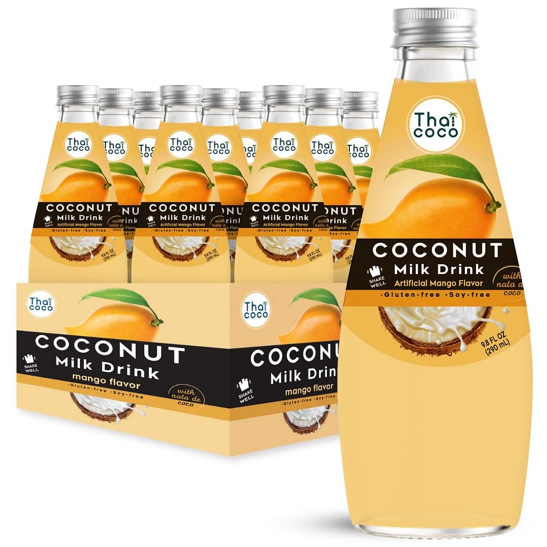 Mango Coconut Milk Drink with Nata De Coco-12pk 9.8 oz