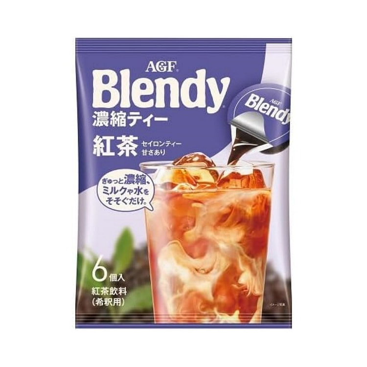 AGF Blendy 咖啡液红茶味 6个