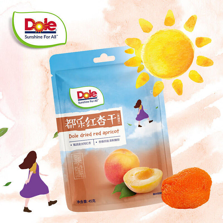 Dole都乐红杏干45g*1袋 45 克