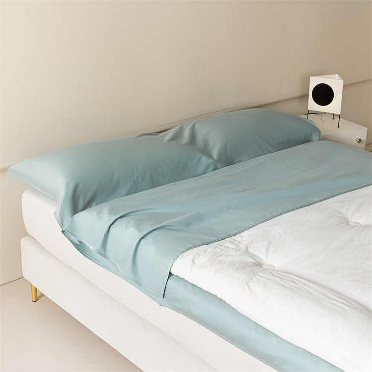 Luxury Cotton Travel Sleep Sack Teal-Double 2000 g