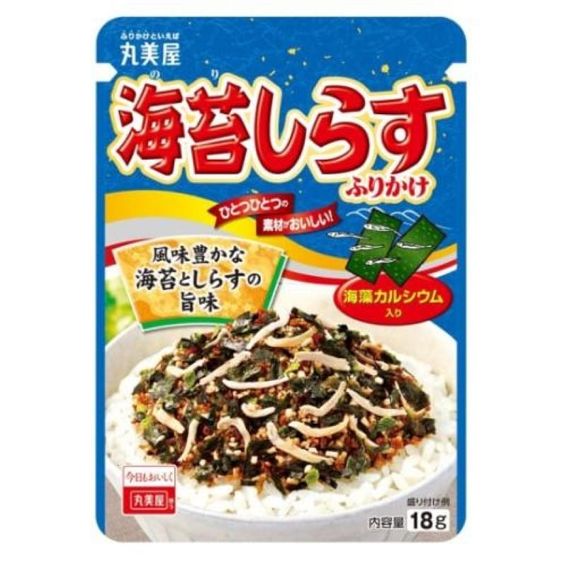 Marumiya Rice Seasoning Nori and Whitebait Furikake 1 each