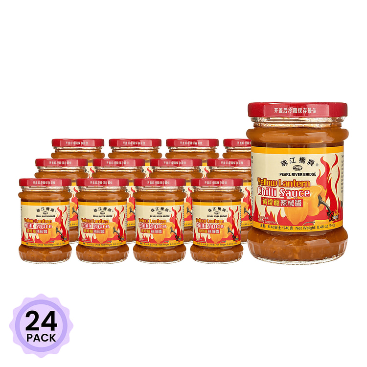 珠江桥 黄灯笼辣椒酱 240 克*24 包