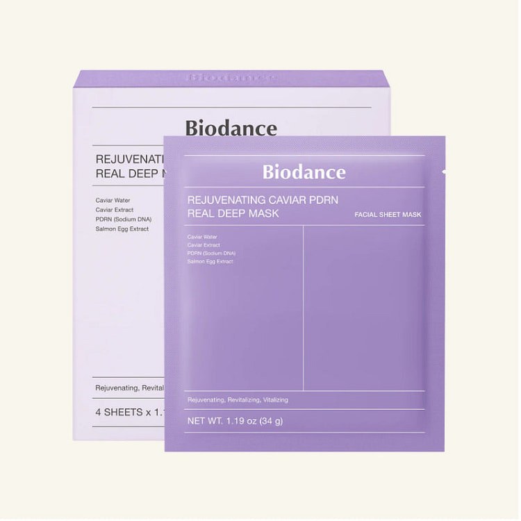 Biodance 鱼子酱PDRN焕活深层面膜4片装 1 份
