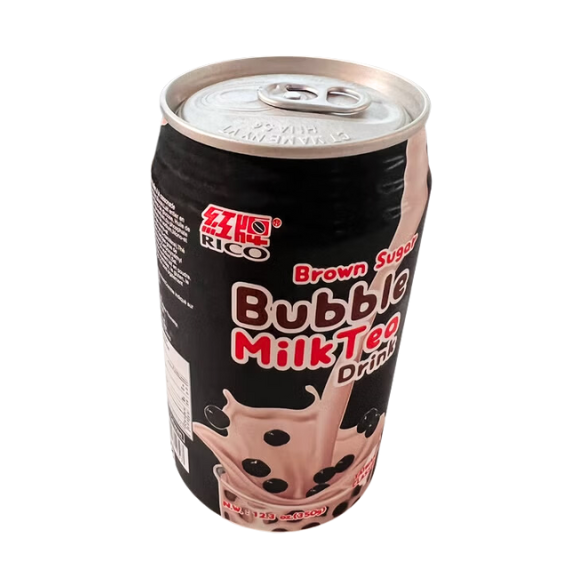 RICO 珍珠黑糖奶茶飲料 12.3oz 1 支 1 份