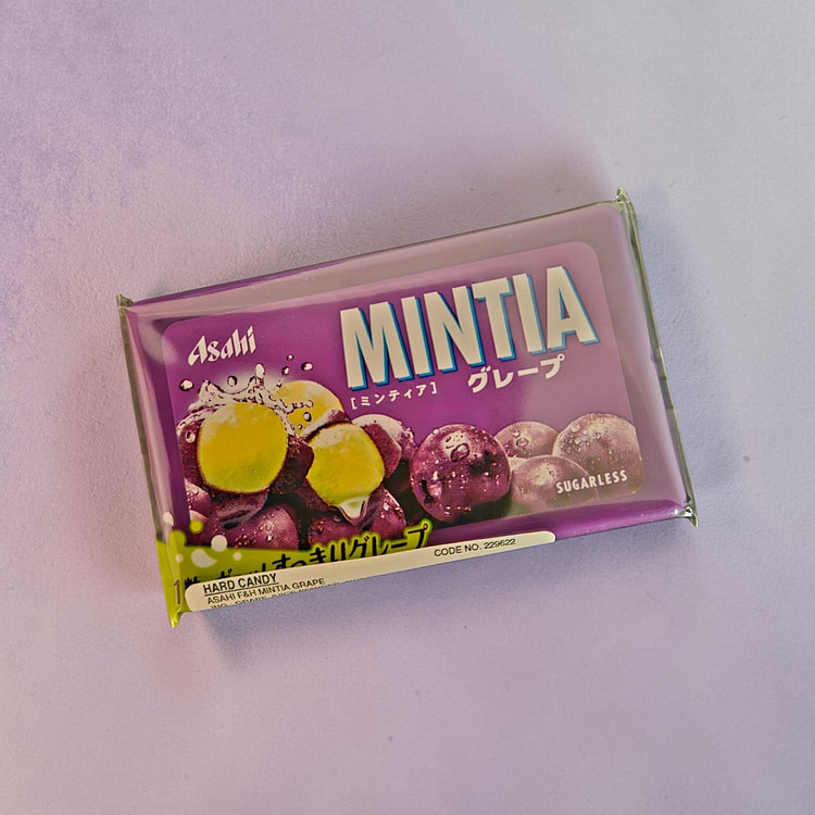 Asahi Japan Mintia Mints - Refreshable Cool Grape 7 g