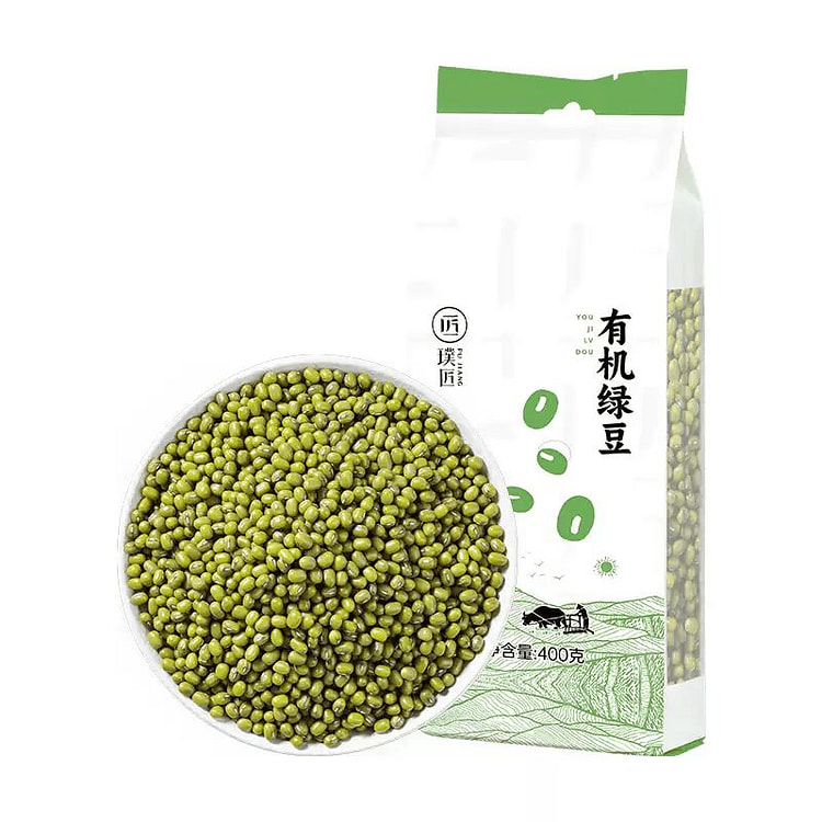 Pujang First Grade Organic Mung Beans 400g*1 bag 400 g