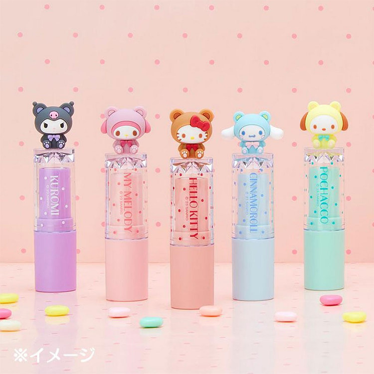 日本直邮 Sanrio 三丽鸥 润唇膏 盲盒款随机发货 3.8g/