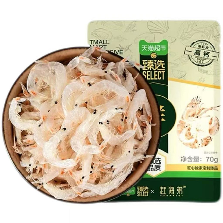 赶海弟淡干虾皮70g*1袋 70 克